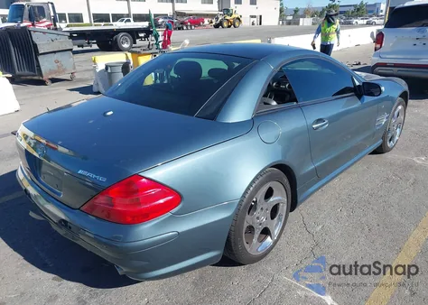 2005 Mercedes-Benz Sl 500 from USA, damaged, VIN WDBSK75F15F103813